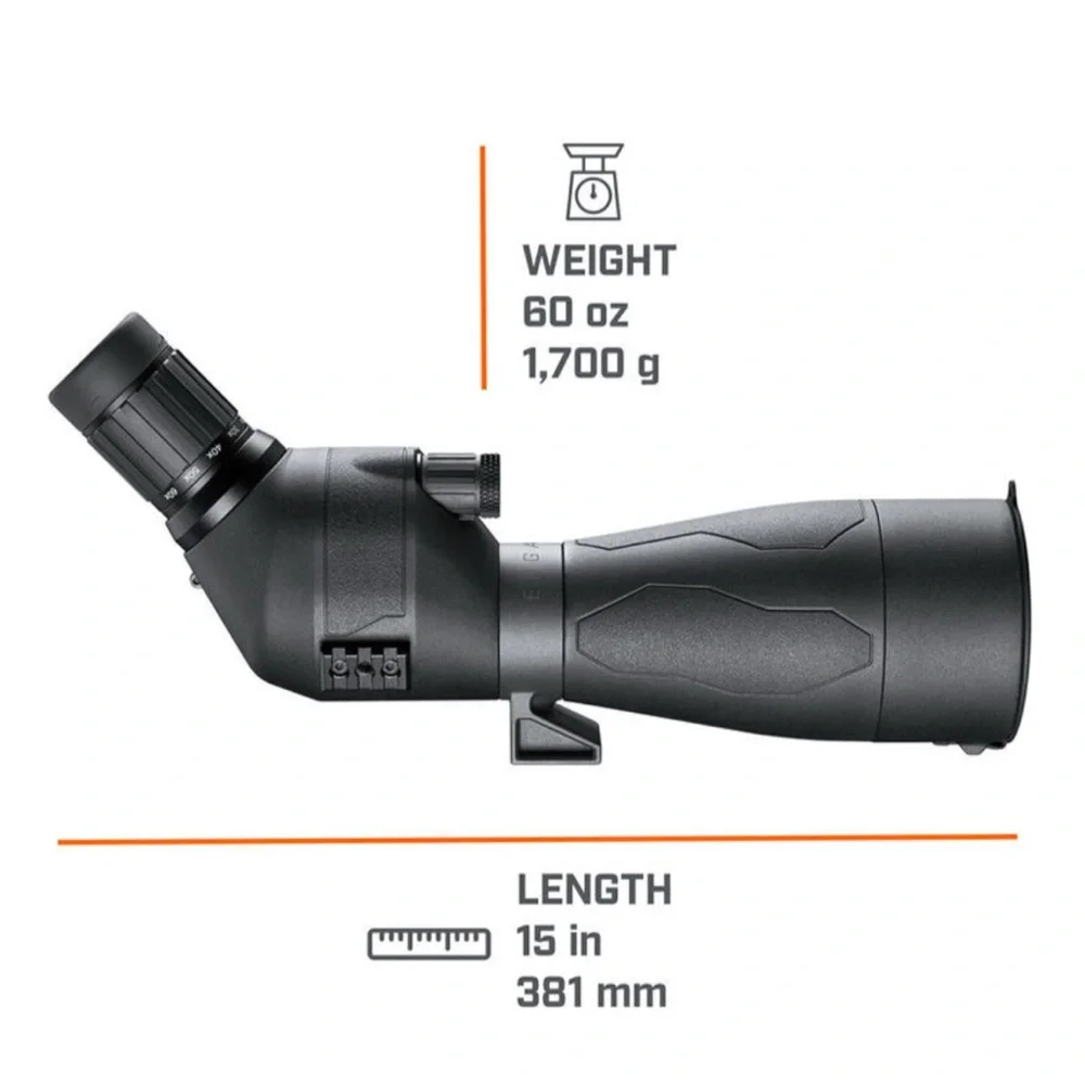 Bushnell Engage Dx 20-60x80mm Black Spotting Scope
